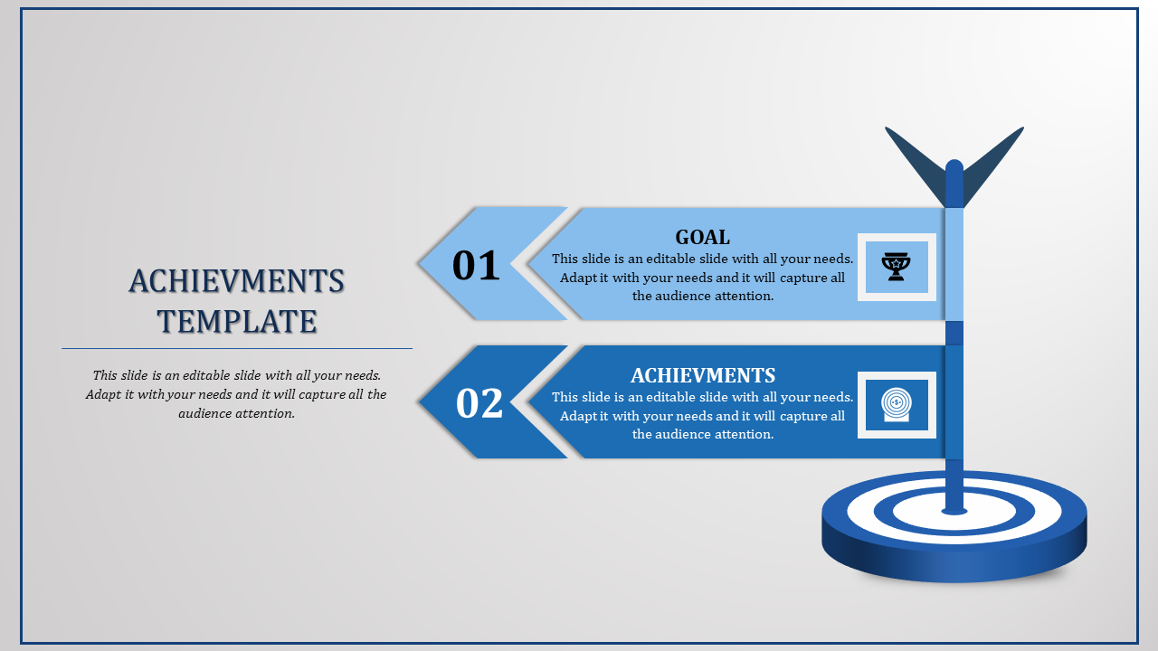 achievement powerpoint presentation-ACHIEVMENTS TEMPLATE--2-blue